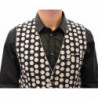 Gilet a pois blu Gilet Weste - IT44 - XS