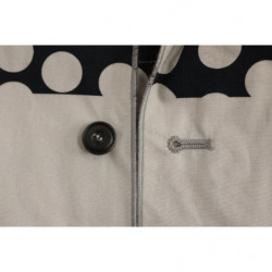 Gilet a pois blu Gilet Weste - IT44 - XS