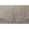 Blazer gilet in misto cotone e seta bianco - IT44 - XS