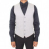 Blazer gilet in cotone elasticizzato grigio - IT44 - XS