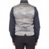 Blazer gilet in cotone elasticizzato grigio - IT44 - XS