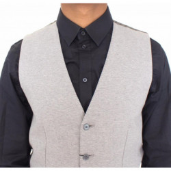 Blazer gilet in cotone elasticizzato grigio - IT44 - XS