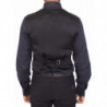 Blazer gilet in cotone lino nero - IT52 - XL
