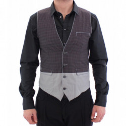Gilet grigio a pois Gilet...
