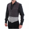 Gilet grigio a pois Gilet Weste - IT46 - S