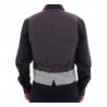 Gilet grigio a pois Gilet Weste - IT46 - S
