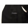 Gilet gilet in lana e seta a righe nere - IT44 - XS