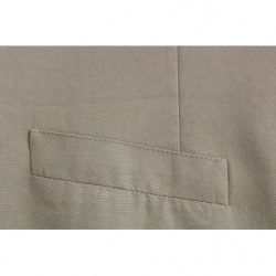 Gilet formale con gilet in misto seta beige - IT46 - S