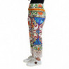 Pantalone In Cotone Stampa Maioliche Multicolor - IT36 - XS
