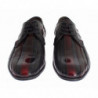 Scarpe formali eleganti in pelle bordeaux nera - EU39.5/US6.5