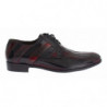 Scarpe formali eleganti in pelle bordeaux nera - EU39.5/US6.5