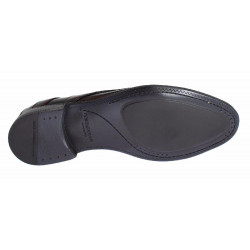 Scarpe formali eleganti in pelle bordeaux nera - EU39.5/US6.5