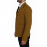 Blazer in cotone elasticizzato giallo - IT46 - S