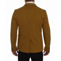 Blazer in cotone elasticizzato giallo - IT46 - S