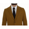 Blazer in cotone elasticizzato giallo - IT46 - S