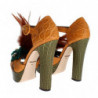Scarpe Crystal in pelle di coccodrillo caimano - EU38/US7.5