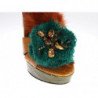 Scarpe Crystal in pelle di coccodrillo caimano - EU38/US7.5