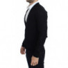 Cardigan con bottoni in lana pregiata nera - S