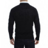 Cardigan con bottoni in lana pregiata nera - S