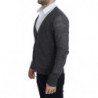 Maglione cardigan con bottoni in lana grigia - IT50 - L
