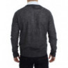 Maglione cardigan con bottoni in lana grigia - IT50 - L