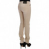 Jeans slim fit in cotone elasticizzato lavaggio beige - W26