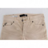 Jeans slim fit in cotone elasticizzato lavaggio beige - W26