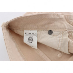 Jeans slim fit in cotone elasticizzato lavaggio beige - W26