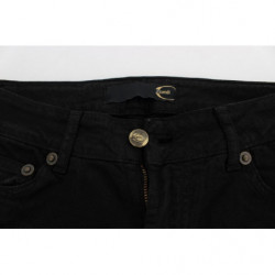 Jeans skinny slim fit in cotone elasticizzato nero - W30