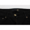 Jeans skinny slim fit in cotone elasticizzato nero - W29
