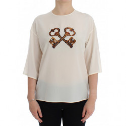 Top t-shirt camicetta seta...