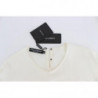 Top t-shirt camicetta seta chiave bianca paillettes - IT42-M