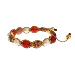 Bracciale in argento 925 con perla corniola CZ - S