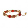 Bracciale in argento 925 con perla corniola CZ - S