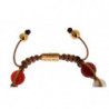 Bracciale in argento 925 con perla corniola CZ - S