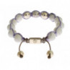 Bracciale in argento 925 con howlite viola CZ - S