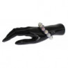 Bracciale in argento 925 con howlite viola CZ - S
