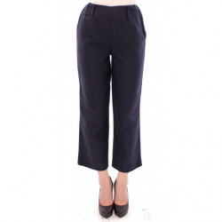 Pantaloni cropped in cotone...