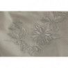 Gonna con ricamo floreale in cotone bianco - IT40-S