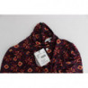 Abito in viscosa dolcevita multicolor a maniche lunghe - IT42-M