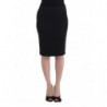 Gonna a tubino dritta nera - IT48 - XL