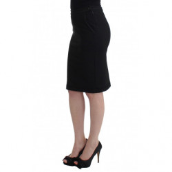 Gonna a tubino dritta nera - IT48 - XL