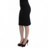 Gonna a tubino dritta nera - IT48 - XL