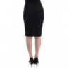 Gonna a tubino dritta nera - IT48 - XL