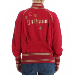 Maglione felpa con cardigan con zip finta rosa - XXS
