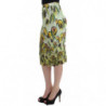 Gonna tubino in organza multicolore - S