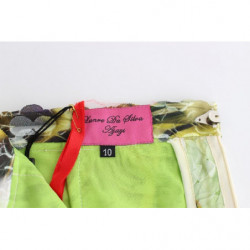 Gonna tubino in organza multicolore - S