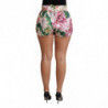 Pantaloncini corti con stampa floreale in cotone rosa - IT42-M