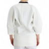 Giacca blazer oversize in misto cotone bianco - IT44-L