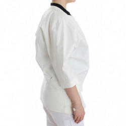 Giacca blazer oversize in misto cotone bianco - IT44-L